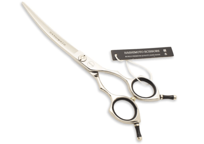 HASHIMOTO Curved Scissors for Dog Grooming